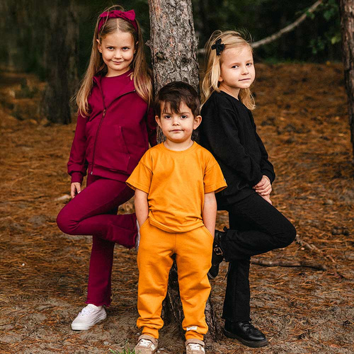 Camiseta infantil oversize Eevi Simply Comfy 100% algodón