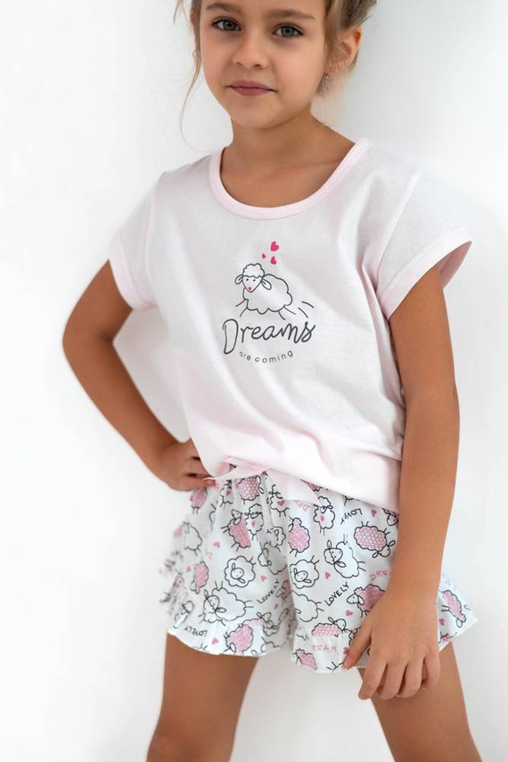 Sensis Lamb Kids Pijama de niña - rosa