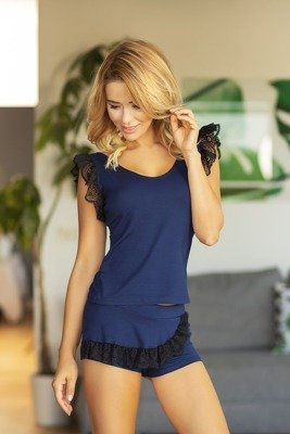 Tanis Conjunto de pijama para mujer Kalimo - azul marino