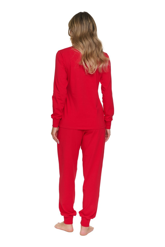 Pijama de mujer Doctor Nap 7503 Oh Deer roja de algodón con ciervo