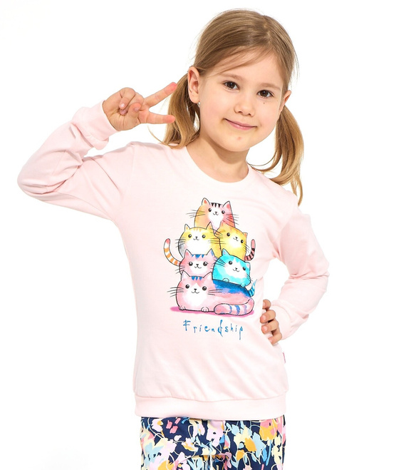 Pijama para niña Cornette Kids Girl 594/210 Friendship 100% algodón