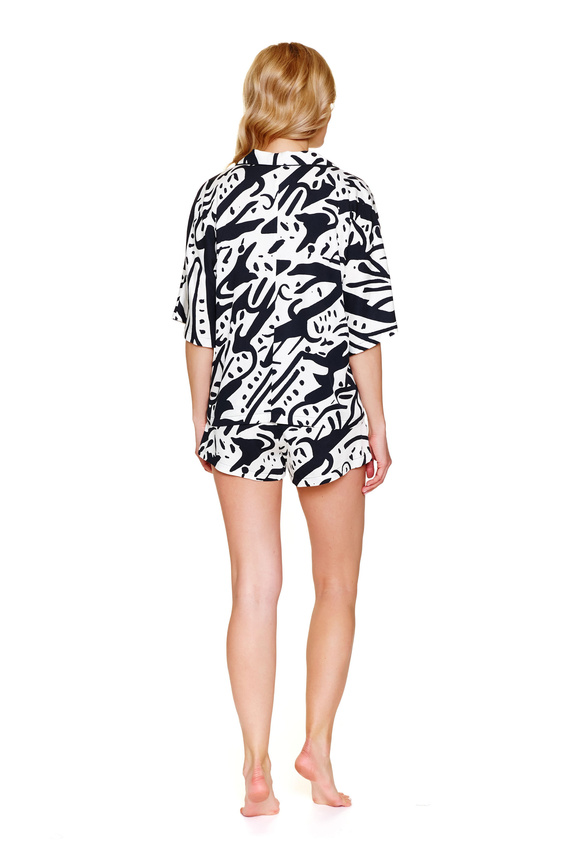 7310 Doctor Nap La Palma pijama de mujer - conjunto corto, 100% viscosa