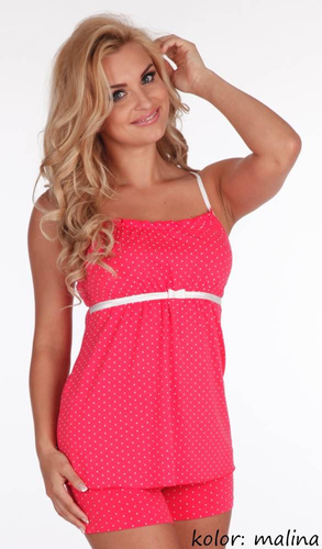 915 Pijama de mujer Dots Forex - frambuesa