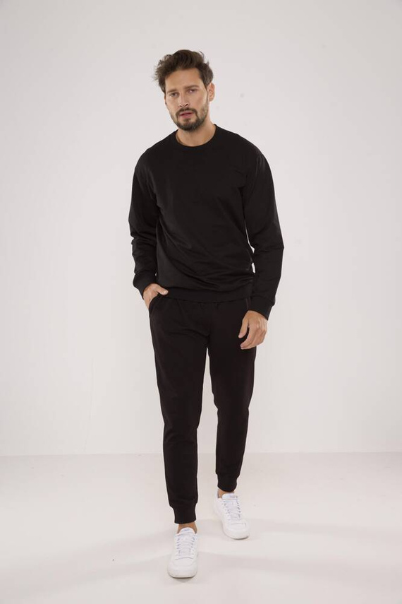 728 Sudadera Just Forex para hombre - negra