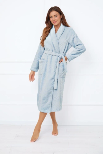 Morena Bata polar de mujer Italian Fashion - azul