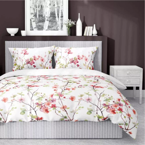 5490 A Detexpol Satin Stories blanco | 100% algodón, tejido de raso, cremallera, papel de regalo