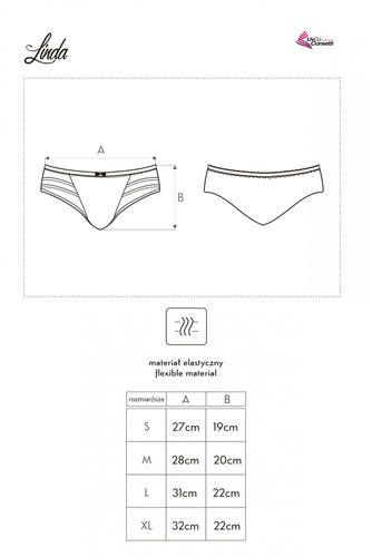 Linda LC 6064 LivCo Corsetti Fashion bragas para mujer - blanco