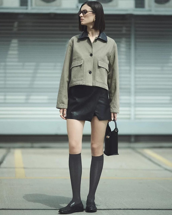 Calcetines hasta la rodilla Gabriella Visa 608 - negro, 40 den, dobladillo no prensado