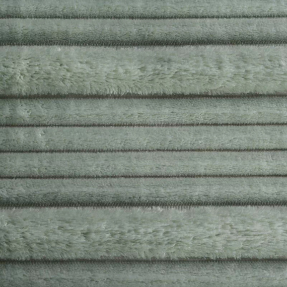 Manta cubrecama Nina 220x200 flano 3D suave Eurofirany 300 GSM color salvia