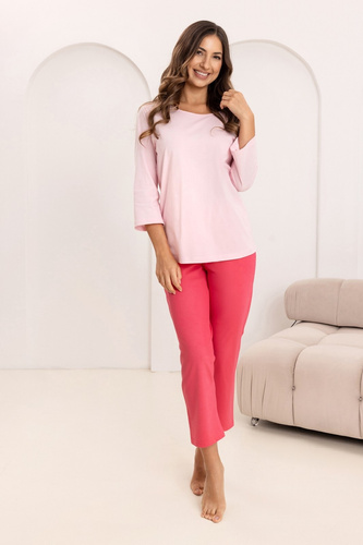 Regina 744 3/4 pijama mujer 100% algodón pantalón 7/8