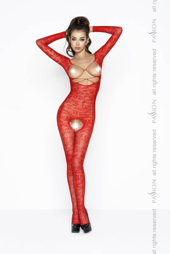 BS031 Bodystocking Rojo pasión