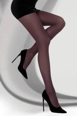 Marcela 40 den Medias Ciruela LivCo Corsetti