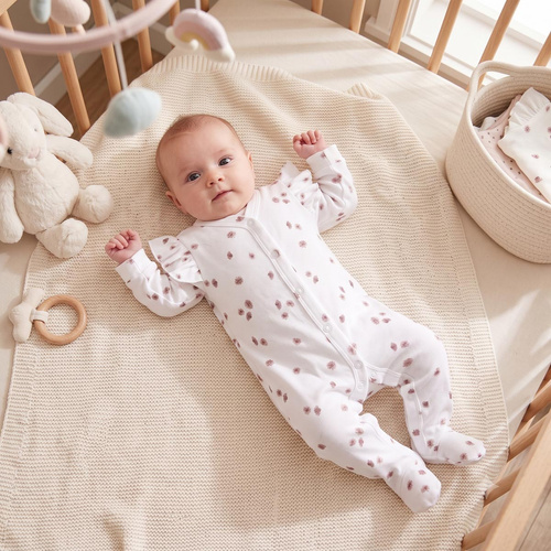 Nicol Hania 226031 Pijama de algodón para bebé con flores