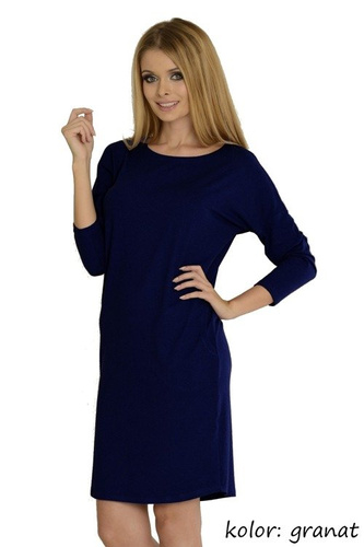 543 Camisón Paula manga 7/8 - grafito