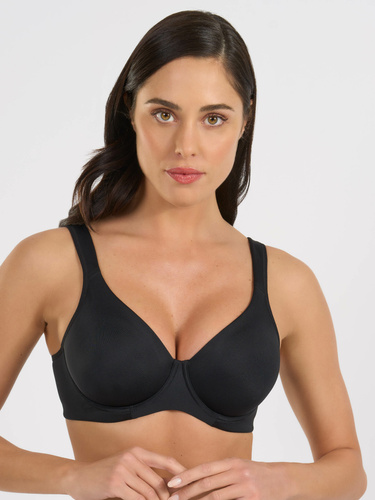 393 - sujetador suave, elegante y cómodo Spiman negro