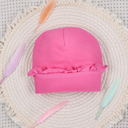 ABN-5548 Gorro para bebé Nini Happy Animals de algodón orgánico - seguro, ecológico, cómodo