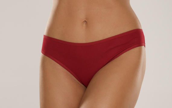 004 Limited Braga de mujer De Lafense - clásica, tiro bajo, viscosa - burdeos