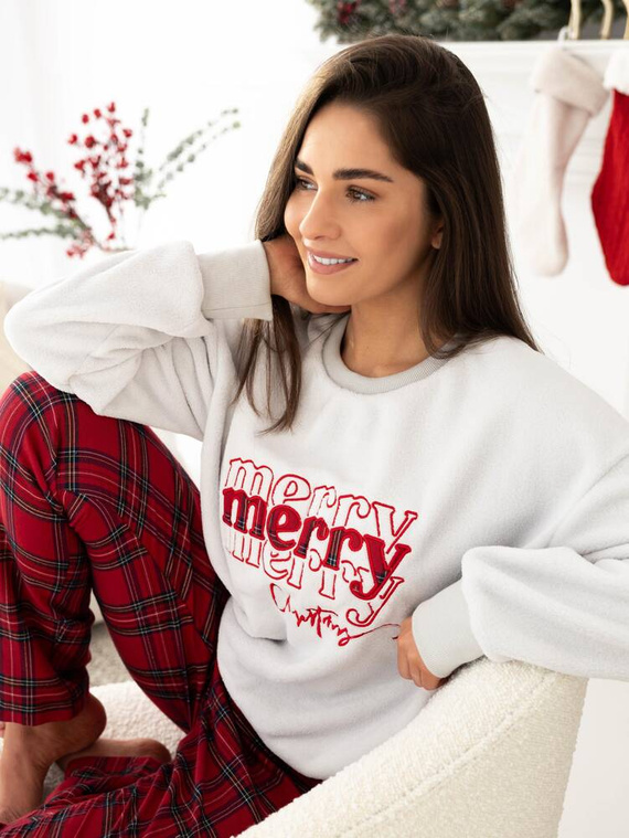 Pijama de mujer Gween Soft/Flannel Sensis - gris