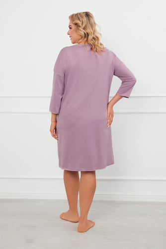 Camisón Ibena, manga 3/4 Moda Italiana - brezo