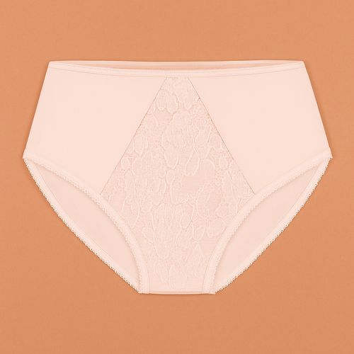VF-435 - Braga alta de encaje para mujer Vena nude