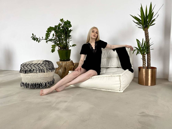 640 Camisón Noela Forex - negro