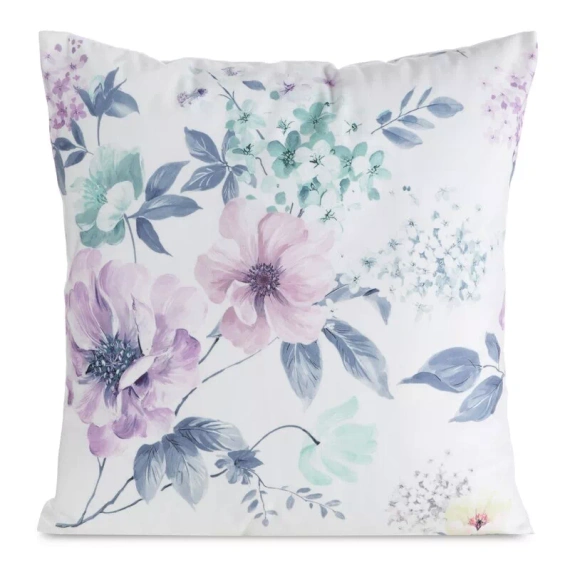 Funda cojín 45x45 Mink 32 Eurofirany terciopelo flores