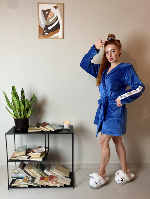 626 Abigail Bata corta de mujer Forex - denim