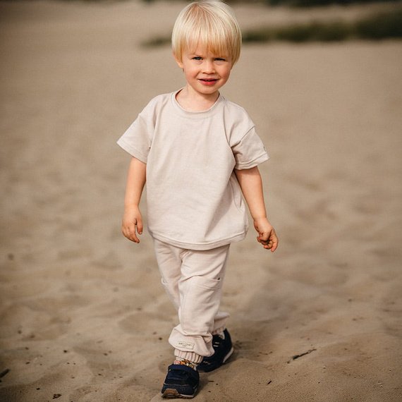 Camiseta infantil oversize Eevi Simply Comfy 100% algodón