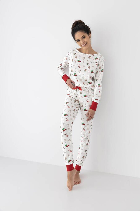 Pijama para mujer Samantha Sensis -ecru