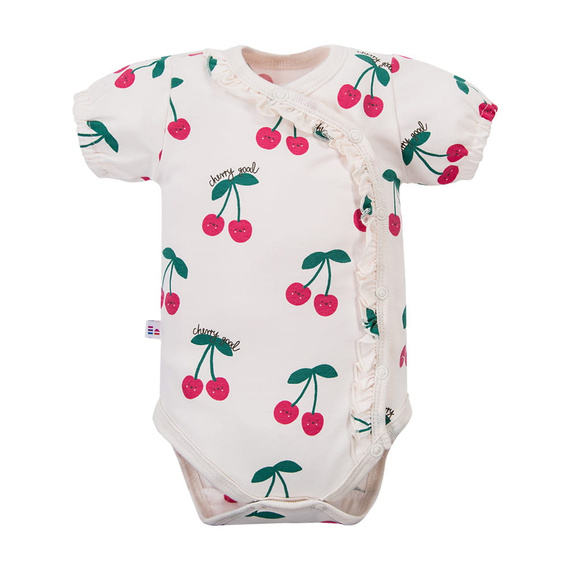 Body bebé Eevi Cherry manga corta algodón elástico cómodo