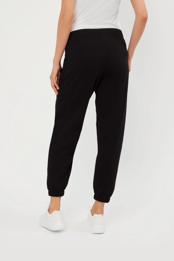Madri Pantalones Mujer Moda Italiana - negro