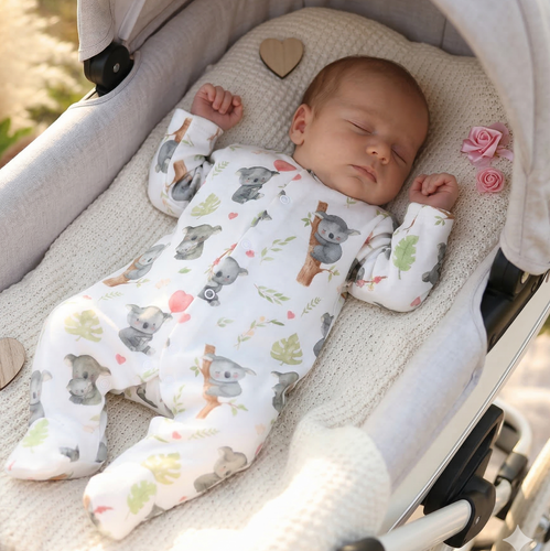 Pelele Nini 100% Sweet Koala algodón orgánico para recién nacido