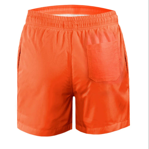 Sesto Senso bañador hombre shorts de playa secado rápido con bolsillos orange