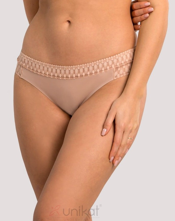 Kora Braga de mujer Unikat beige - elegante y cómoda, ajuste elástico