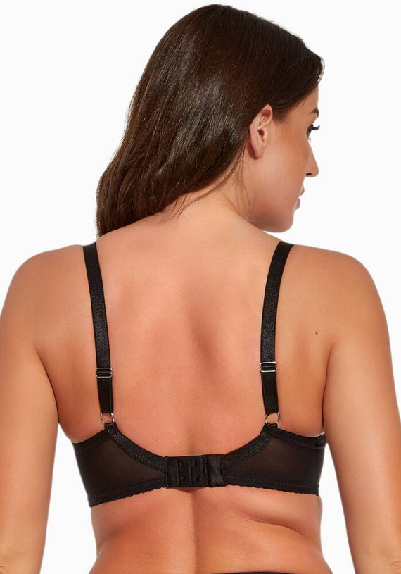 BS 1255 Sujetador suave Flora Gaia negro