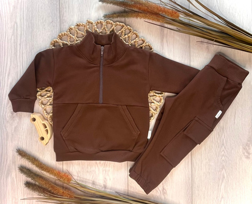 Pantalones Mamatti SJ18 para niños joggers marrón – cómodos y estilizados