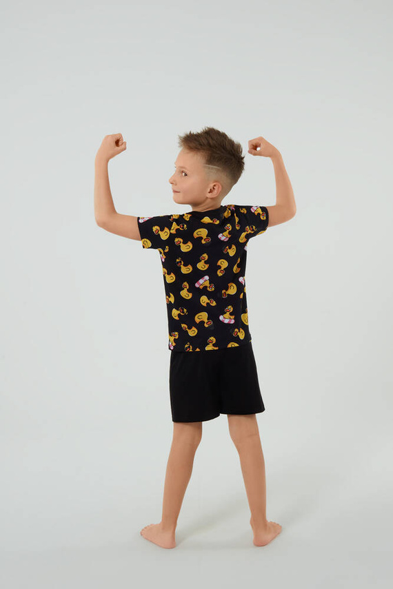 Anatre Pijama de niño Moda Italiana - estampado/negro