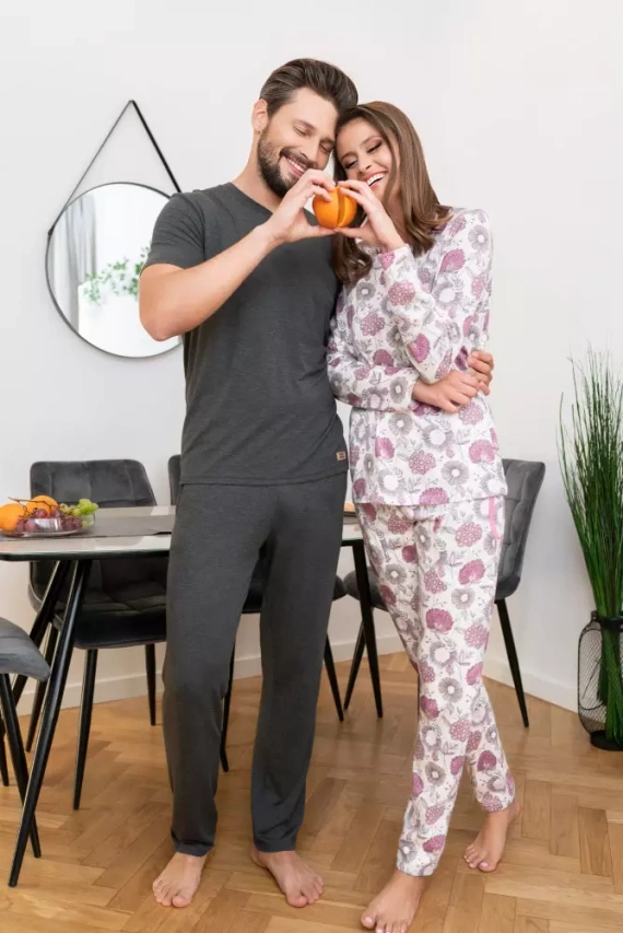 Pijama señora manga larga, pantalón Lobelia Italian Fashion -