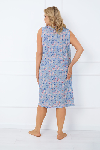 Camisón Facelia desabrochado, tirante ancho Moda Italiana - estampado