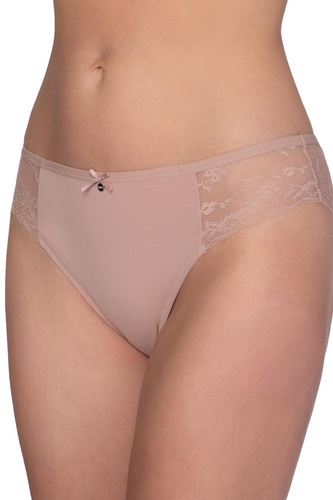 Braguitas bikini Lama L-VIS 1599 de viscosa con encaje pack 2 uds