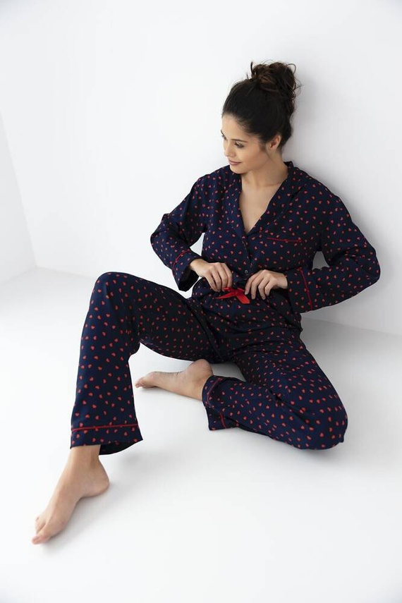 Sophia Pijama de mujer Sensis - azul marino