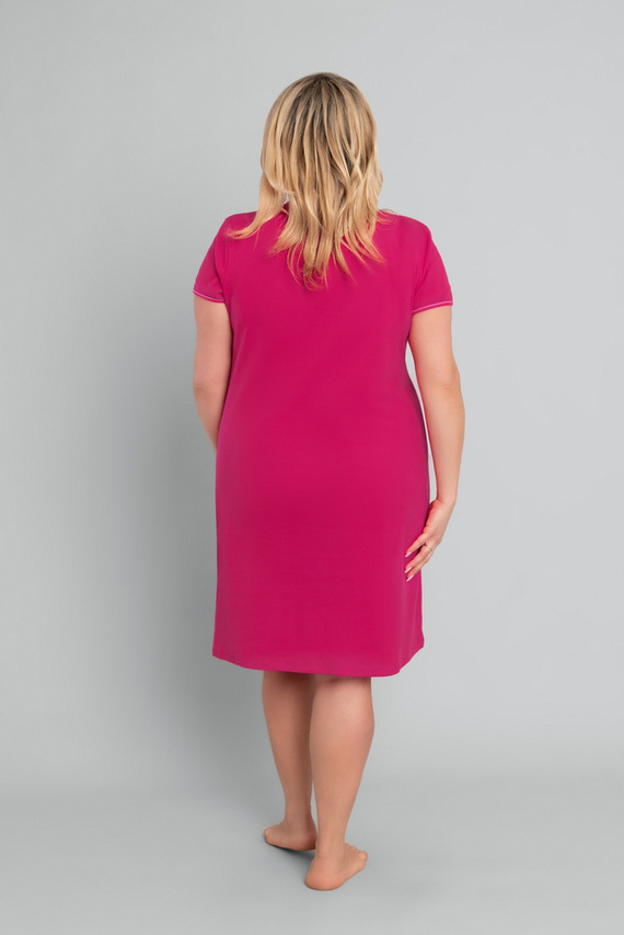 Camisón de manga corta Crazy Italian Fashion - carmesí