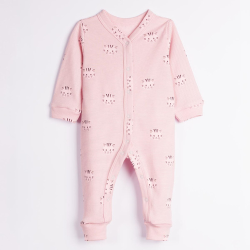 Pijama enterizo para bebé Nicol Tosia 225033 100% algodón con gatitos sin pies