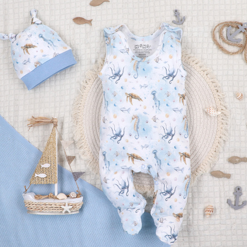 ABN-5449 Pijama Sea Of Joy Nini - algodón orgánico, cierre cómodo