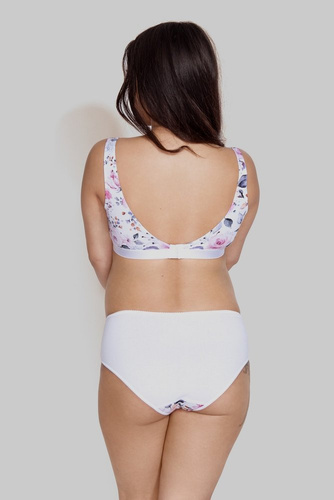 Mama panty figi ciążowe Mitex flowers