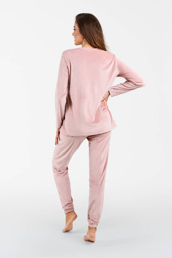 Conjunto Akara Ladies Italian Fashion - rosa empolvado