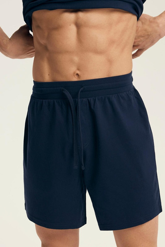 Pijama de hombre Core 43462 Legend Henderson azul marino - algodón, manga corta, en caja