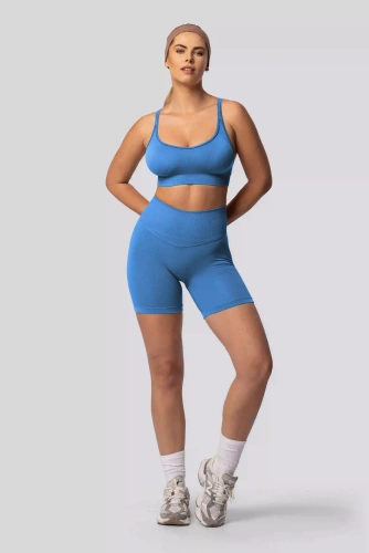 Spaio PUSH-UP PRO shorts moldeadores sin costuras tiro alto fitness ice blue