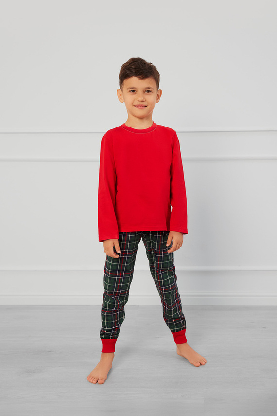 Fogo Pijama niño Moda Italiana - rojo/estampado