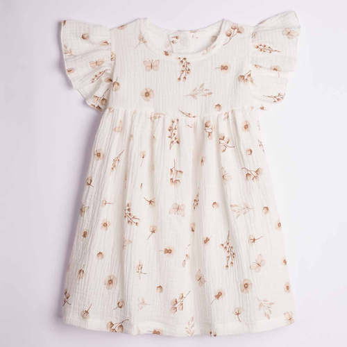 Nicol 224250 Vestido de Muselina para Niña 100% Algodón para Verano